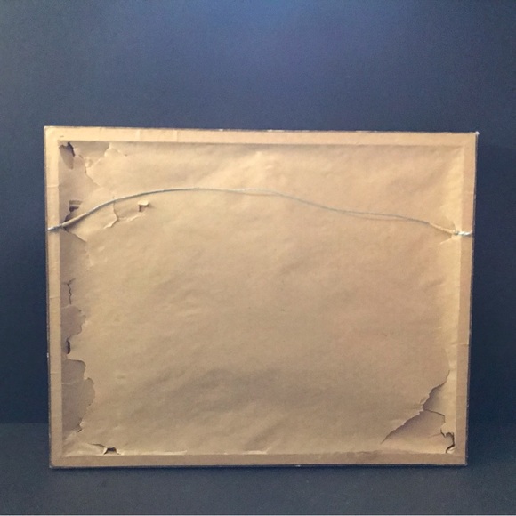 Vintage gold framed Trish Romance 1985 LITTLE WONDERS signed - Picture 2 of 14